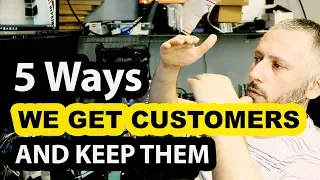 5 Ways we get customers in our repair shop and how we started.