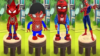 Tag With Ryan vs Subway Surfers Sonic Dash - Spiderhog vs Spiderman Ryan MOD All Characters Unlocked