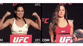 Ronda Rousey vs Amanda Nunes - UFC 207 Official Weigh-in