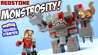 Minecraft Dungeons Redstone Monstrosity Boss Giant Figure Mattel