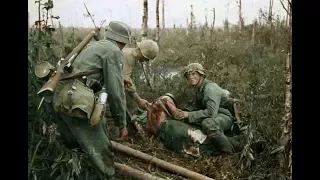 Кадры боёв второй мировой войны в цвете  Battle frames of the Second World War in color