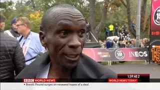 Eliud Kipchoge Runs in under 2 hours