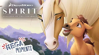 Spirit Is Born 🍼 | Spirit: Stallion of the Cimarron| Here I Am Full Song | Movie | Mega Moments