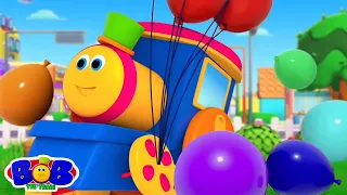 Ballonrennen Lied Um Farben zu Lernen + Mehr Vorschul Zeichentrick Videos für Kinder