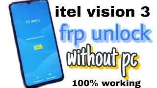 Itel Vision 3 (S661LP) FRP BYPASS (without pc) itel mobile ka Google frp lock ko unlock kaise kare