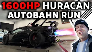 EUROPES FASTEST TWIN TURBO LAMBO ON THE GERMAN AUTOBAHN - 320+ KM/H - DYNO ACTION - OG SCHAEFCHEN