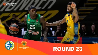 Maccabi-Panathinaikos | Round 23 Highlights | 2023-24 Turkish Airlines EuroLeague