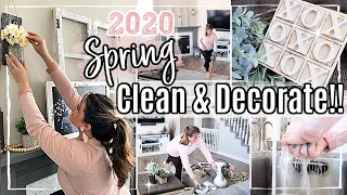 2020 SPRING CLEAN WITH ME + DECORATE :: SPEED CLEANING MOTIVATION :: DOLLAR TREE DIY + HOMEMAKING