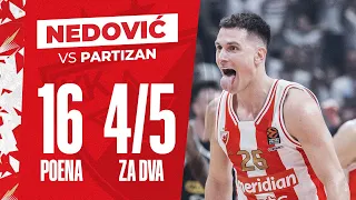 Nemanja Nedović vs Partizan | #EuroLeague R19