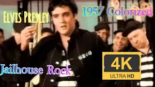 Jailhouse Rock | Elvis Presley | 1957 | 4K 60fps | Colorized