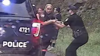 Virginia police officer saves colleague from out-of-control vehicle