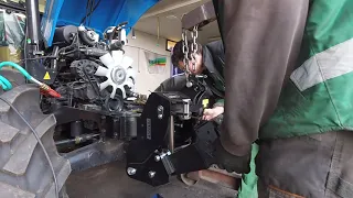 Solis 90 Folger front linkage & PTO installation