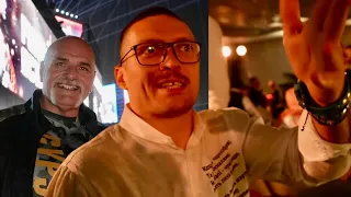 “IT IS BULLSH**” USYK REACTS TO JOHN FURY CALLING OUT MIKE TYSON | FURY NGANNOU GALA DINNER