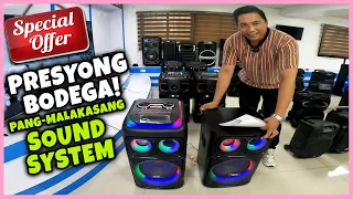 MURANG BILIHAN NG PANG-MALAKASANG SOUND SYSTEM SA QUIAPO PRESYONG BODEGA DITO! | PART 5