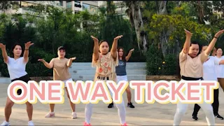 ONE WAY TICKET || ZUMBA DANCE || FITNESS || ABOT KAMAY NA PANGARAP || @evalozano8133