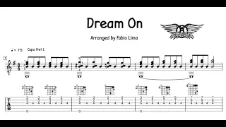 Aerosmith - Dream On  - Arranged by Fabio Lima - Download Tabs/Sheet music