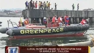 24 Oras: Illegal dumpsite umano na nagtatapon daw sa Manila Bay, tinuligsa