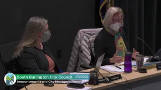 South Burlington City Council - 2/7/2022