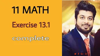 Ist year Math,Ch 13,Exercise 13.1,complete, Inter part-1 Math