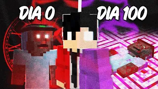 EU PASSEI 100 DIAS EM BUSCA DE UMA CRIATURA MISTERIOSA NO MINECRAFT - O FILME