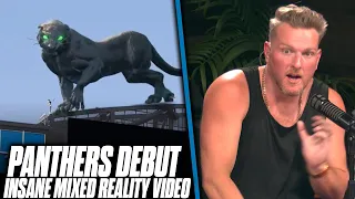 Carolina Debuts AWESOME Virtual Reality Panther & We Need More Of It | Pat McAfee Reacts