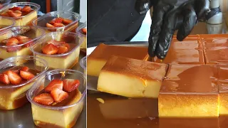 JUMBO EGG YOLK LECHE FLAN/ RECIPE WITH CREAM CHEESE AND WITHOUT CREAM CHEESE