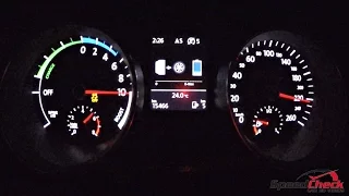 2016 Volkswagen Golf 7 GTE - 0-225km/h Acceleration Test Top Speed Run