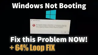 Windows 10 Computer NOT Working After Update FIX (Also Works on Windows 11!)