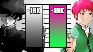 Mob VS Saiki Kusuo Power Levels(MP100 Vs Saiki K)