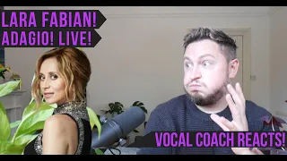 Vocal Coach Reacts! Lara Fabian! Adagio! Live!
