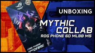 ROG Phone 6D MLBB M5 Special Edition Unboxing - Mythic Glory-levels Collab?