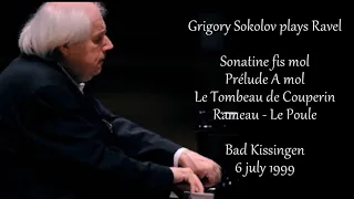 Grigory Sokolov piano recital - Bad Kissingen, 6 July 1999 - music by Ravel