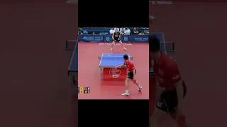 CONSECUTIVE TWO-HANDED DEFENSE from Romain Ruiz! #shorts #tabletennis