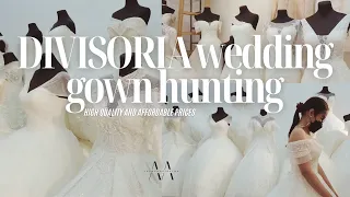 Divisoria wedding gown hunting, high quality gowns and super affordable! | @aranamariaalma