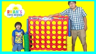 GIANT CONNECT 4 FAMILY GAME NIGHT!