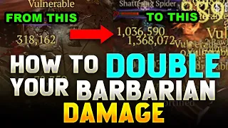 Every Barbarian MUST Know These Damage Increases I Diablo 4