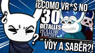 Cómo no voy a saber   reaccionando a 30 detalles alucinantes de Hollow Knight