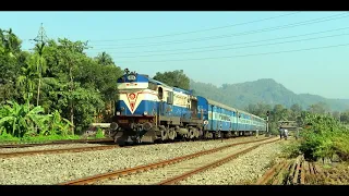 Nagaland Express with beautiful Malda ALCo WDM3A