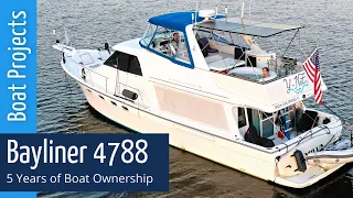 Bayliner 4788 Motor Yacht Upgrades - 5 Years of Boat Ownership Update