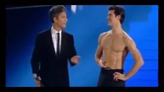 Fiorello impara a ballare da Roberto Bolle