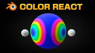 COLOR REACTING to Distance in Blender - Geometry Nodes