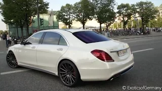 Noisy Mercedes S63 AMG with HMS Exhaust - Loud Sounds!
