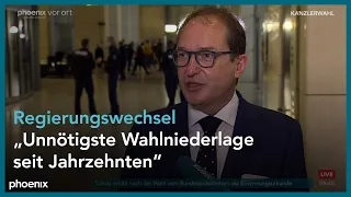 Alexander Dobrindt zur Vereidigung der Ampel-Koalition am 08.12.21