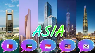 Top 50 Tallest Building Each Country in Asia 2023 you don't know