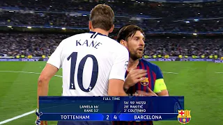 Harry Kane will Never Forget Lionel Messi's Performance in this match !