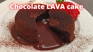 Chocolate LAVA CAKE | Homemade chocolate LAVA cake | Easy chocolate cake | Jamie