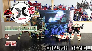 Video Review for Transformers X Jurassic Park  - Dilophocon & JP12