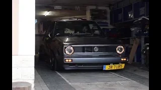 VOICI MA GOLF 1 CABRIOLET !! // ALTERNATEUR ET DEMARREUR NEUF !! //