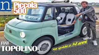 FIAT Topolino | Una piccola 500 elettrica carina e con la doccia!