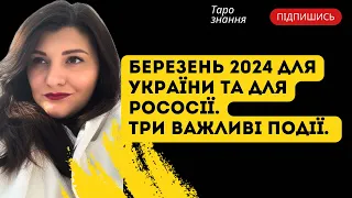 Березень 2024 для України та рососії